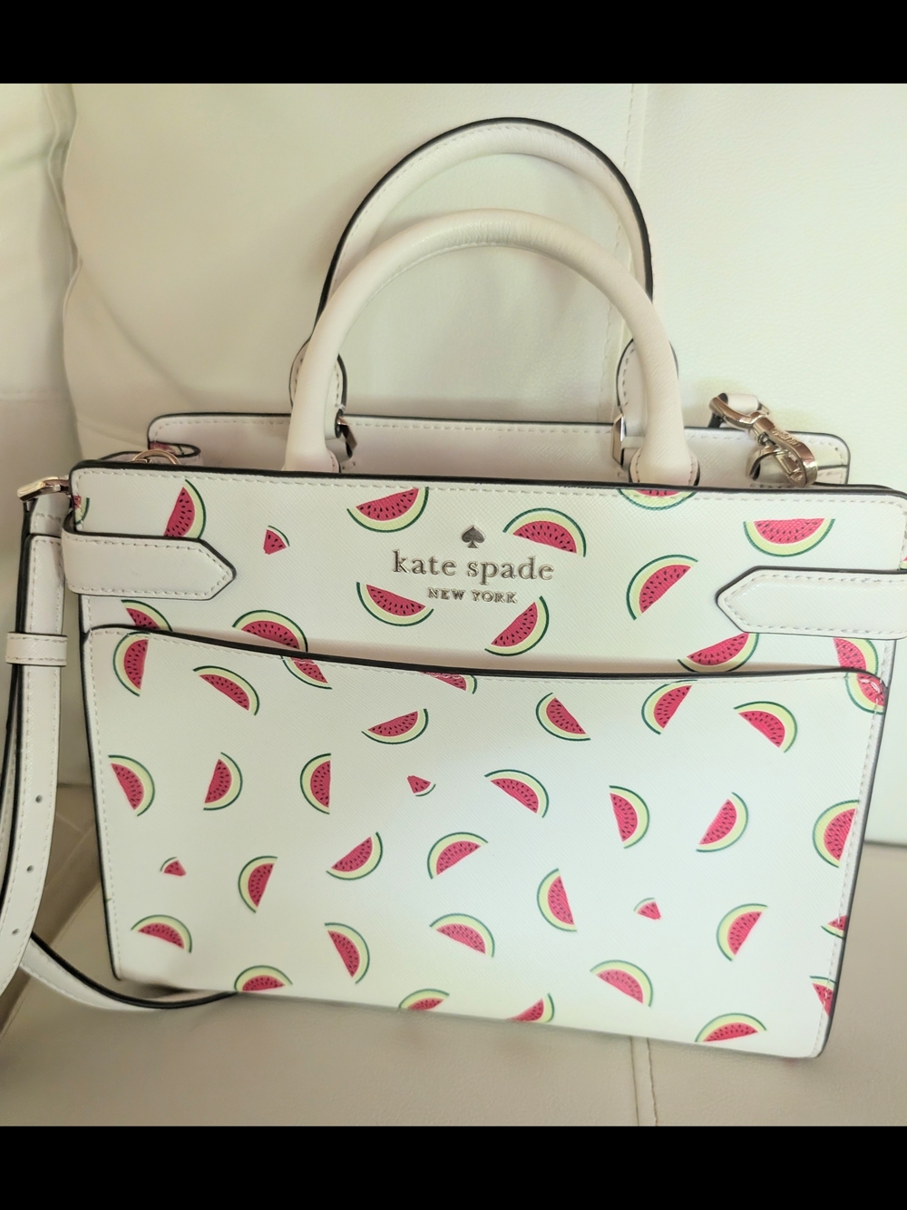 Offers Welcome Kate Spade ♠️ Watermelon Bag Kate Spade New York Staci Satchel ♠️ - Picture 4 of 16
